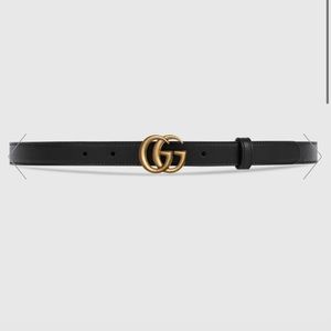 Gucci Leather belt with Double G Buckle